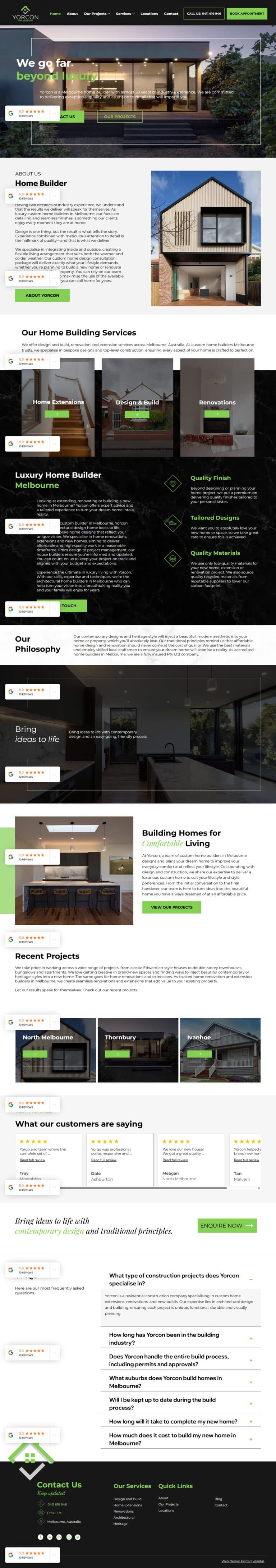 Yorcon website design