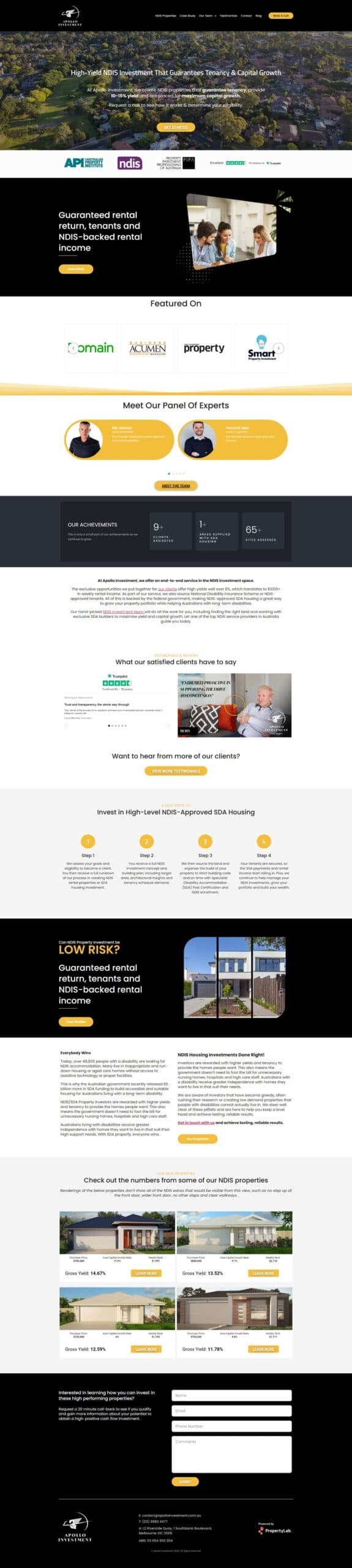 apolloinvestment.com.au website homepage