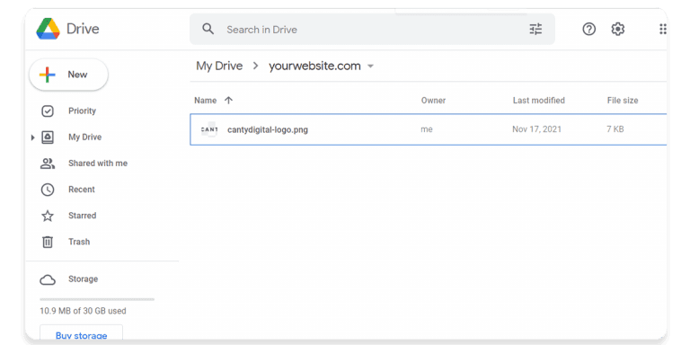 Google Drive folder