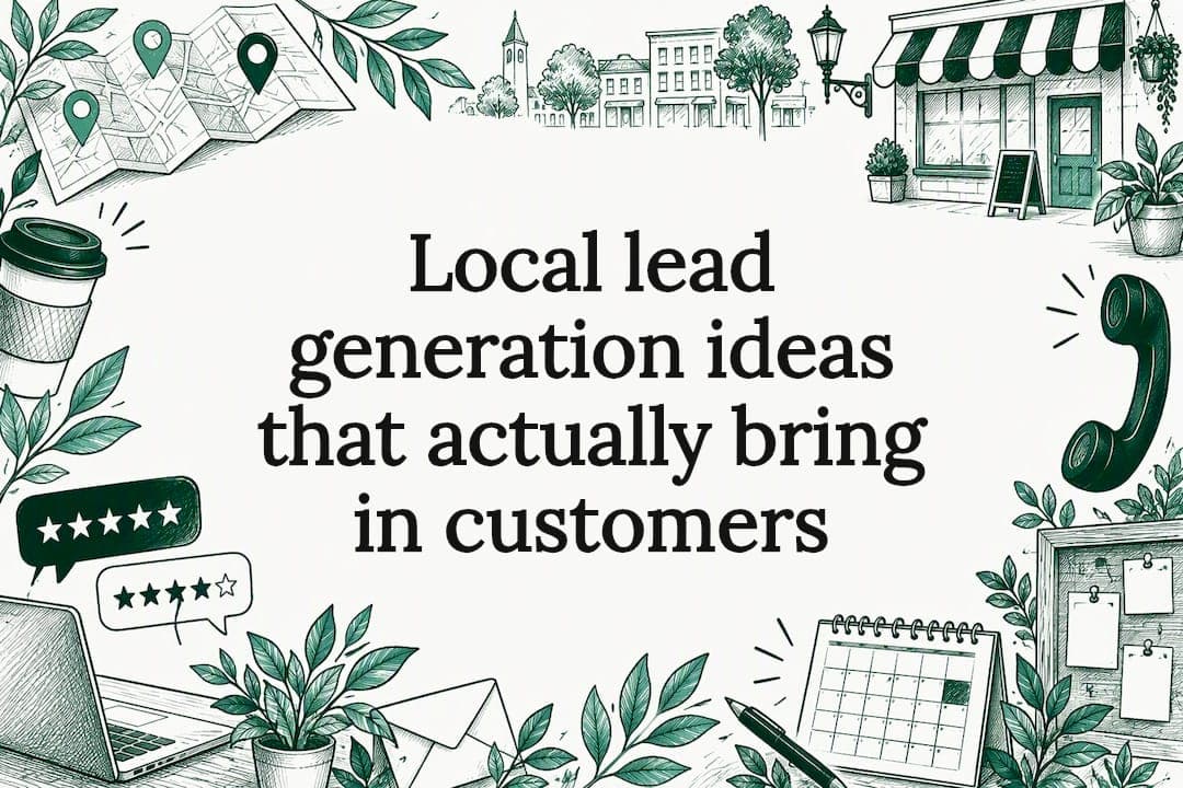 Decorative local lead generation title card