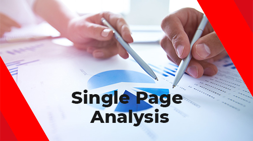single page analysis