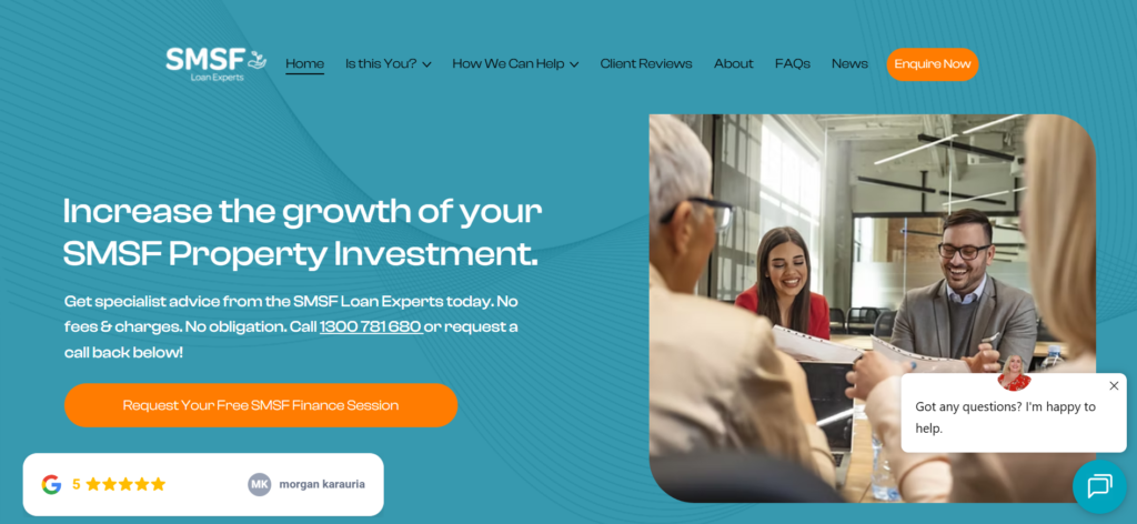 SMSF Loan Experts Web Design