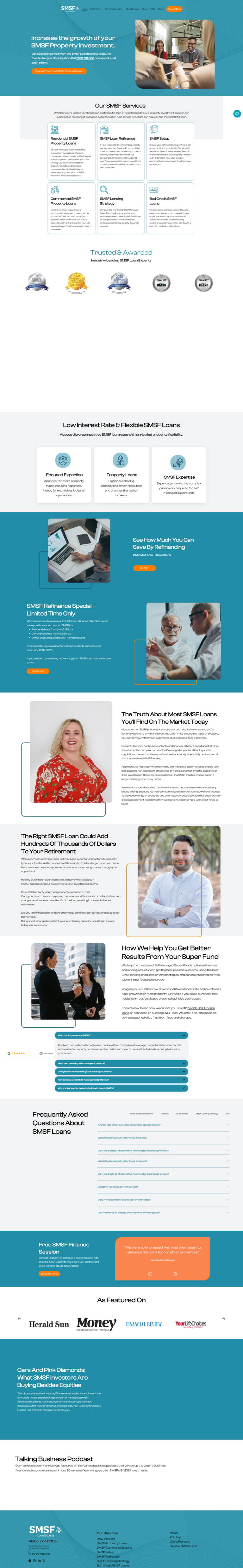 SMSF Loan Experts Web Design