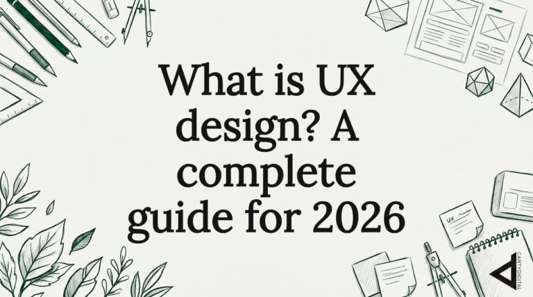 Hand-drawn decorative illustration framing article title