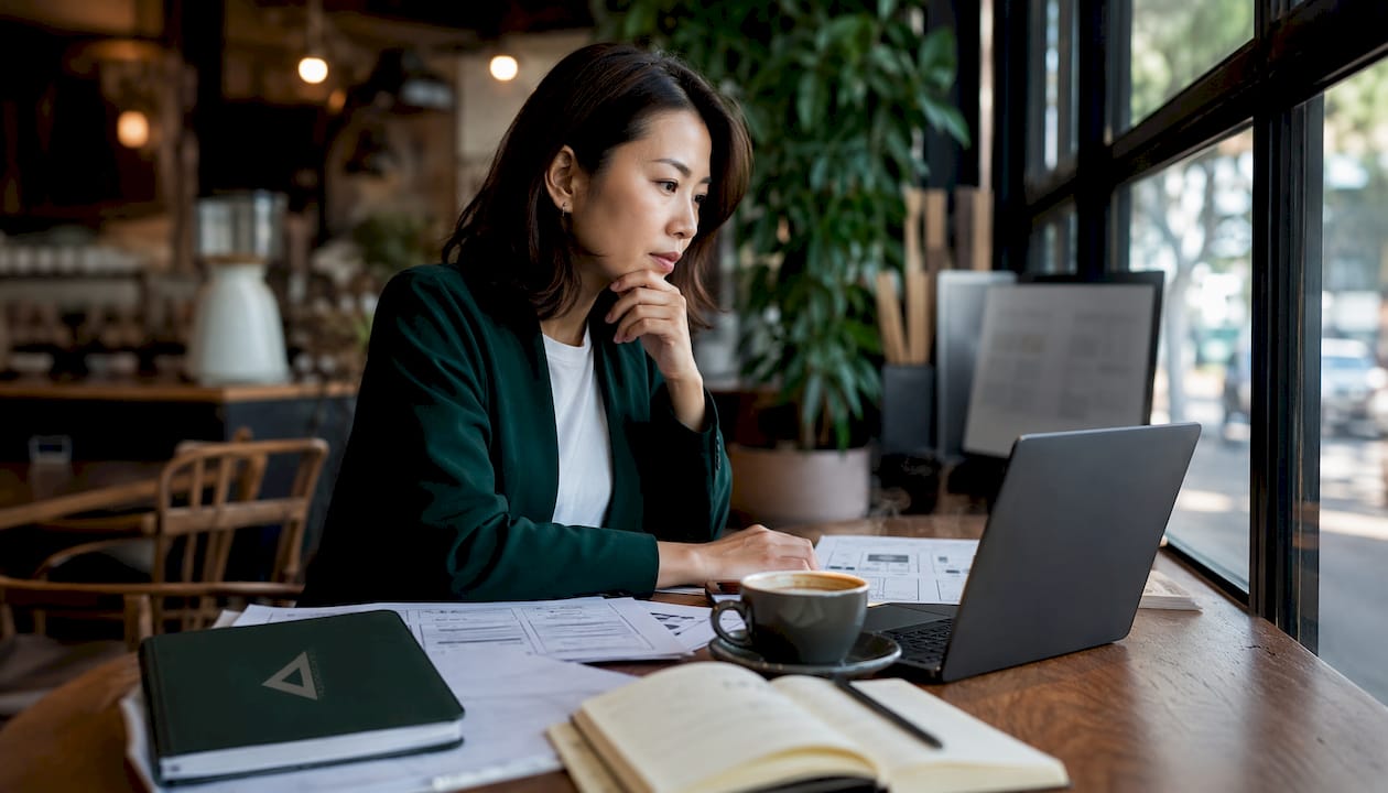 Product manager analyzing call-to-action buttons