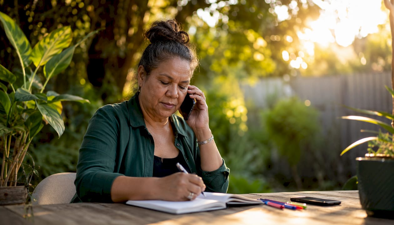 Business owner verifying listing by phone