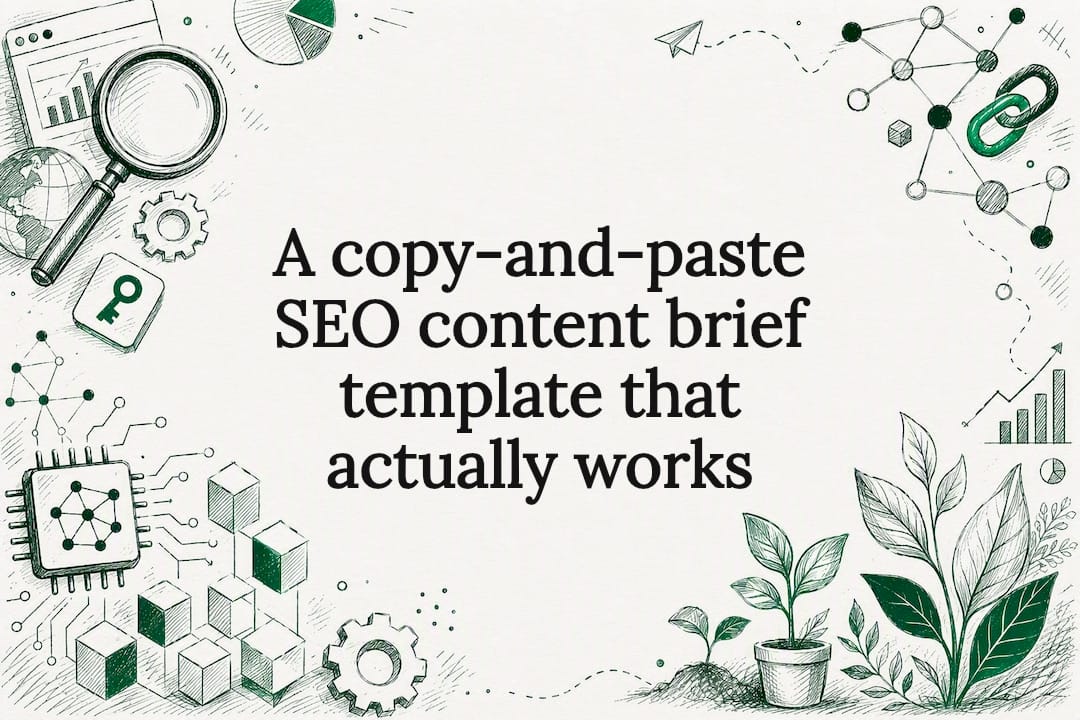 Decorative blog post title card illustration